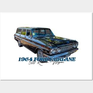 1964 Ford Fairlane 500 Ranch Wagon Posters and Art